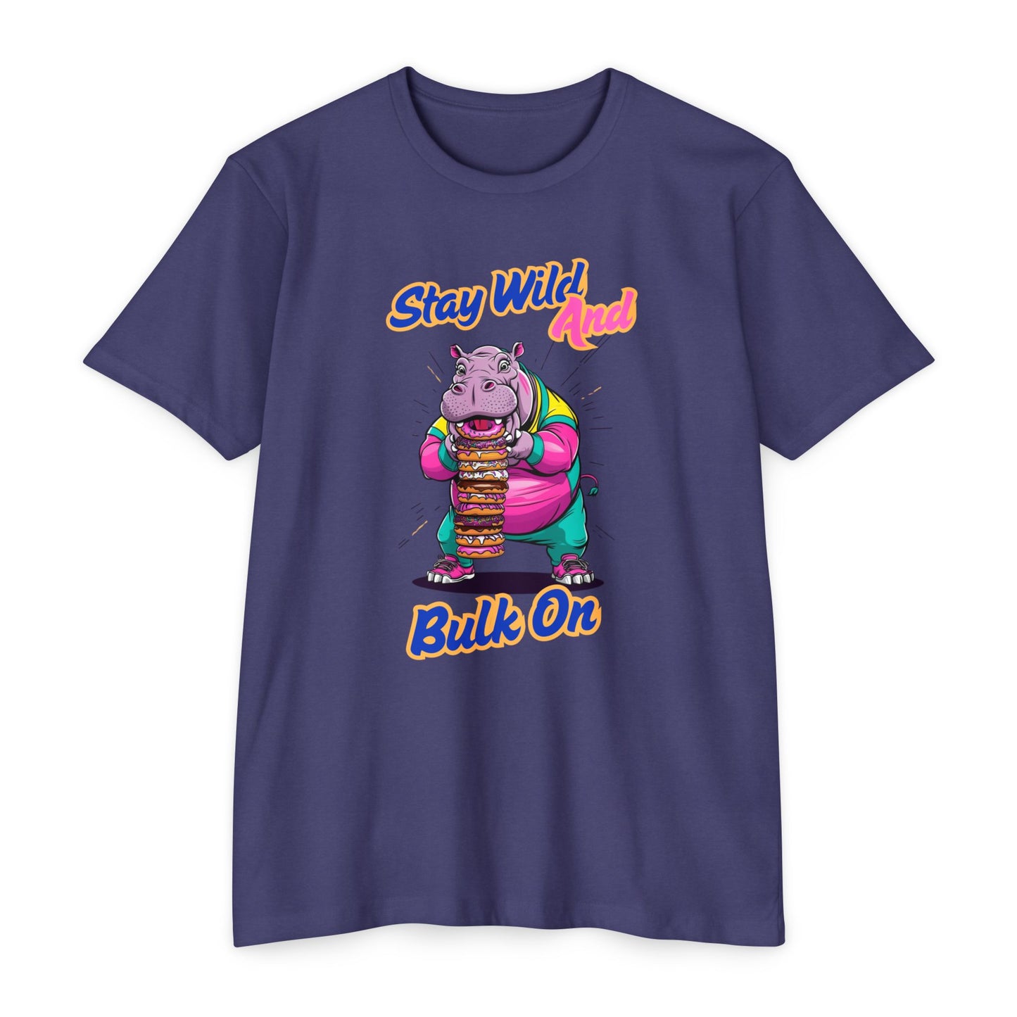 Stay Wild Hippo Variant 1 - Unisex T-Shirt