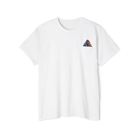 Unisex Pocket Tee - No Spotter! Graphic T-Shirt for BBQs, Pool Parties, Summer Fun, Lounge Wear, Gift Ideas