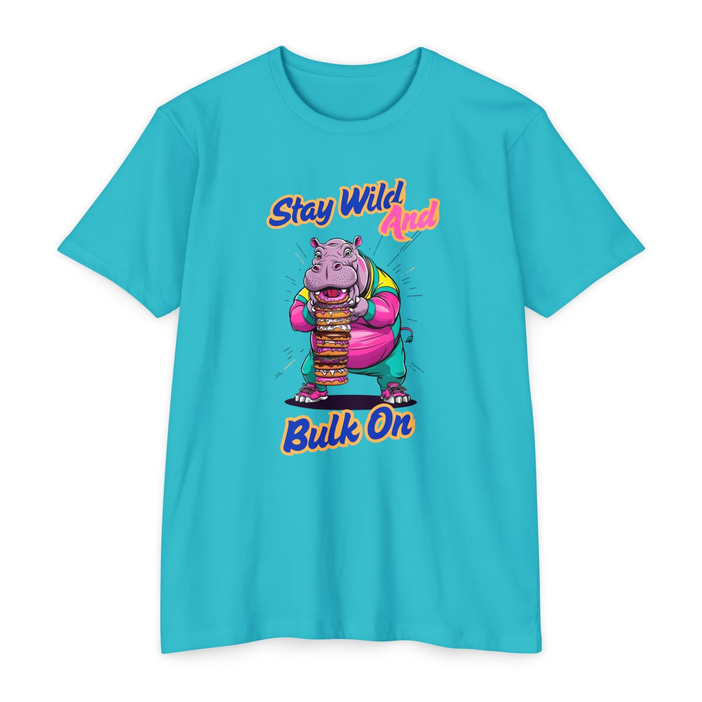 Stay Wild Hippo Variant 1 - Unisex T-Shirt