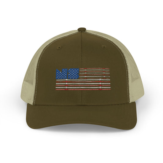 Patriotic Snapback Trucker Cap for Outdoor Adventures, Adjustable, USA Flag Design, Perfect for Memorial Day, 4th of July, Festivals, Gifts