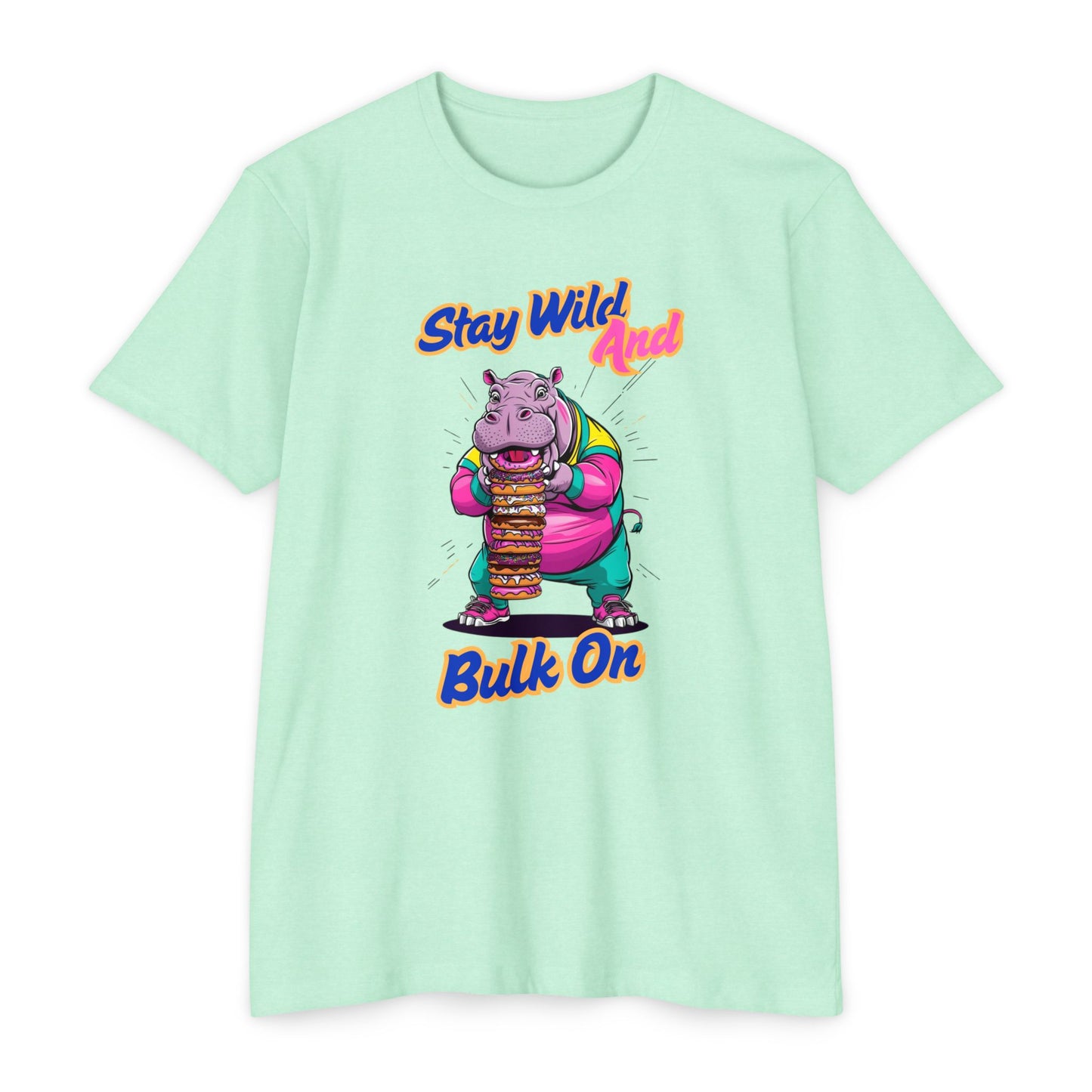 Stay Wild Hippo Variant 1 - Unisex T-Shirt