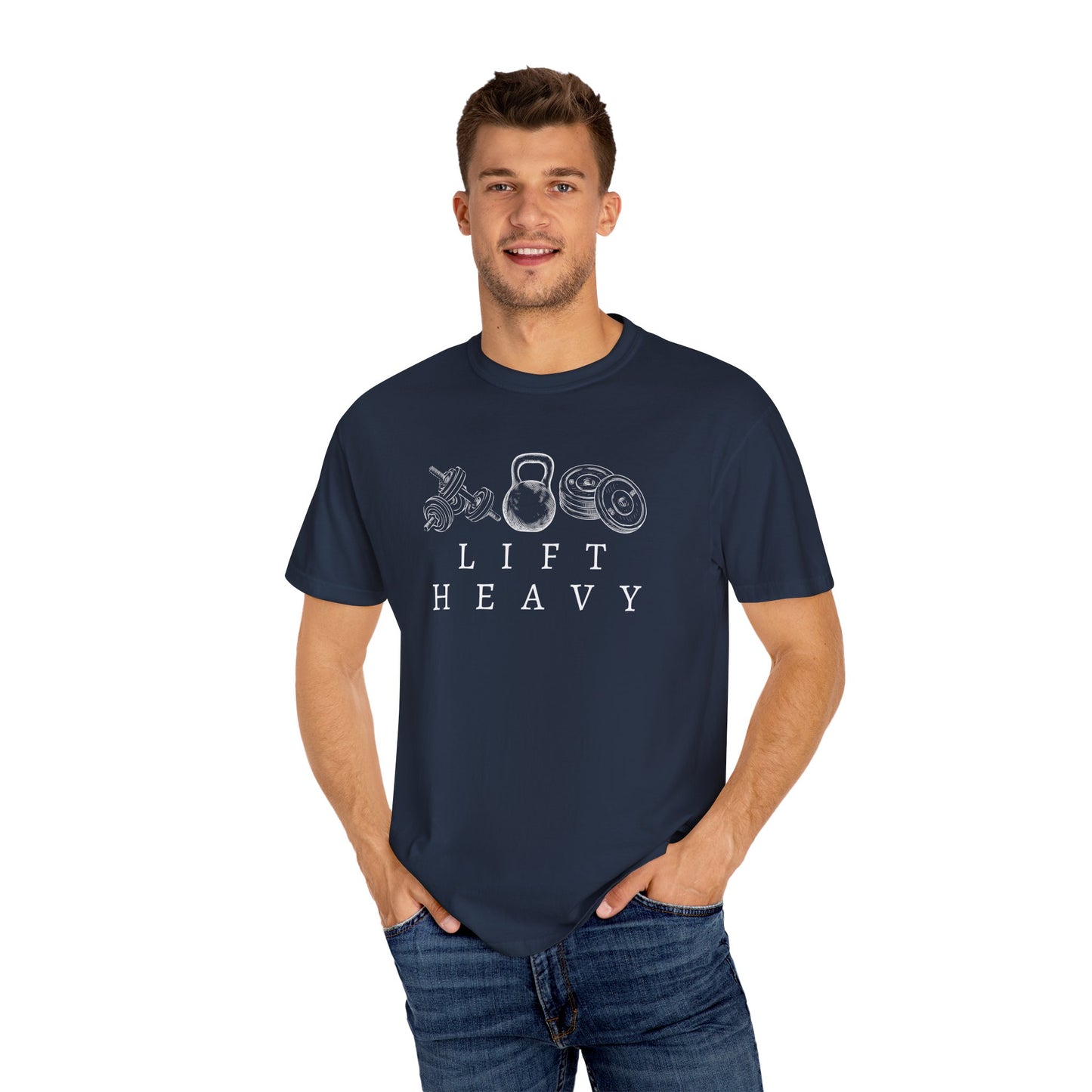 Lift Heavy Weights - Comfort Colors Unisex Garment-Dyed T-shirt