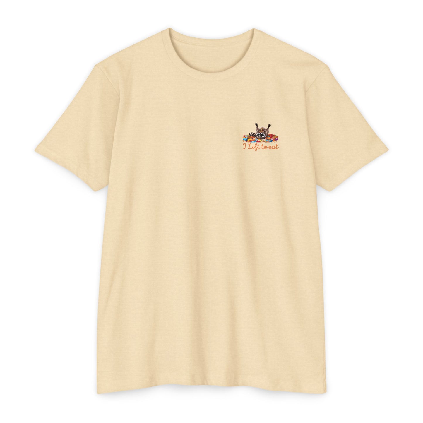 "I Lift To Eat" - CVC Jersey Tee