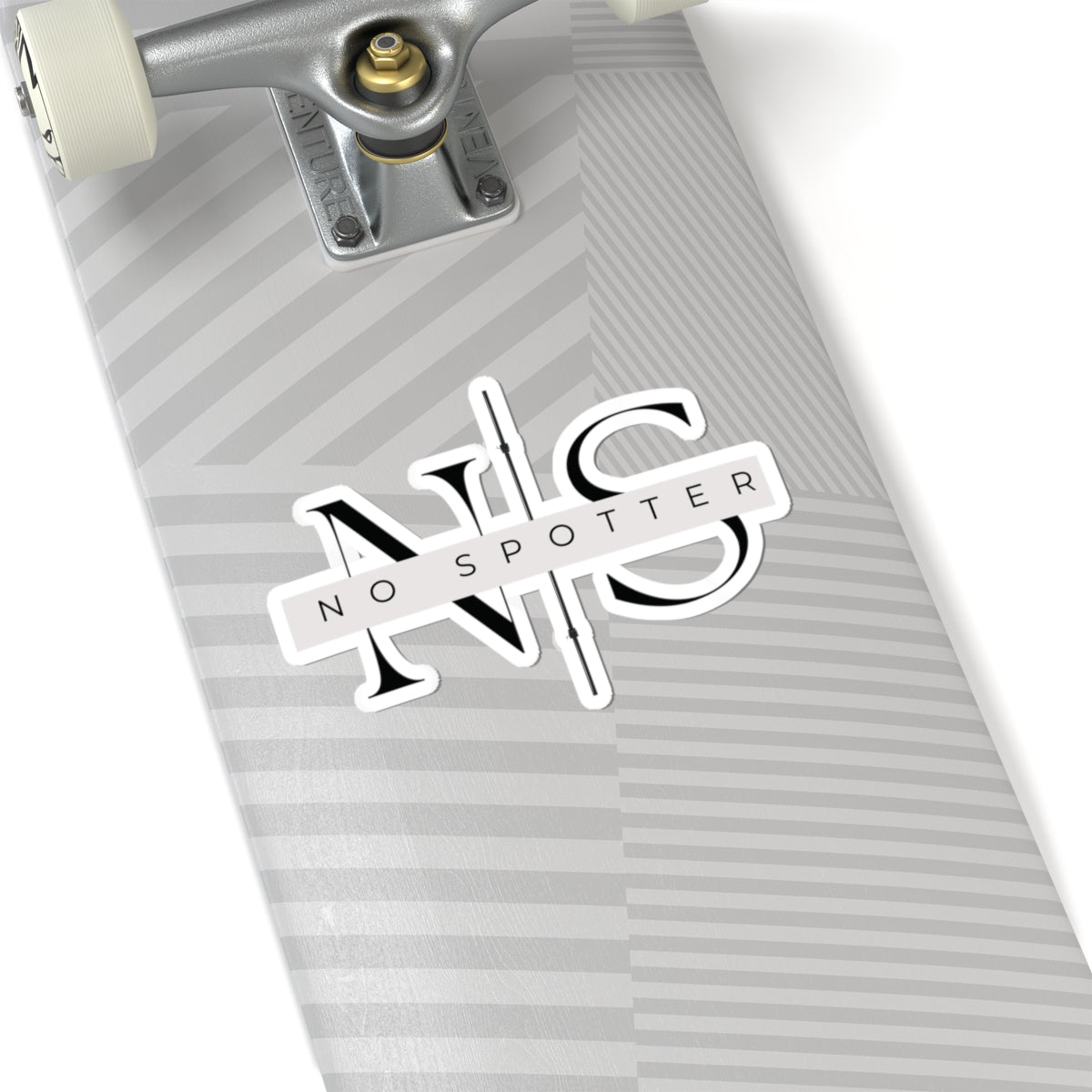 No Spotter - Cut Stickers - Decals for Fitness Enthusiasts