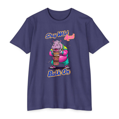 Stay Wild Hippo Variant 1 - Unisex T-Shirt
