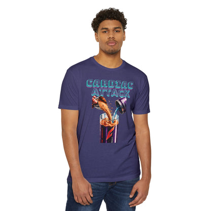 Cardiac Attack Purple Unisex Jersey T-Shirt