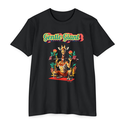 Gentle Giant Giraffe Graphic T-Shirt for Animal Lovers