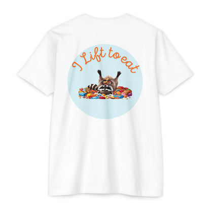 "I Lift To Eat" - CVC Jersey Tee