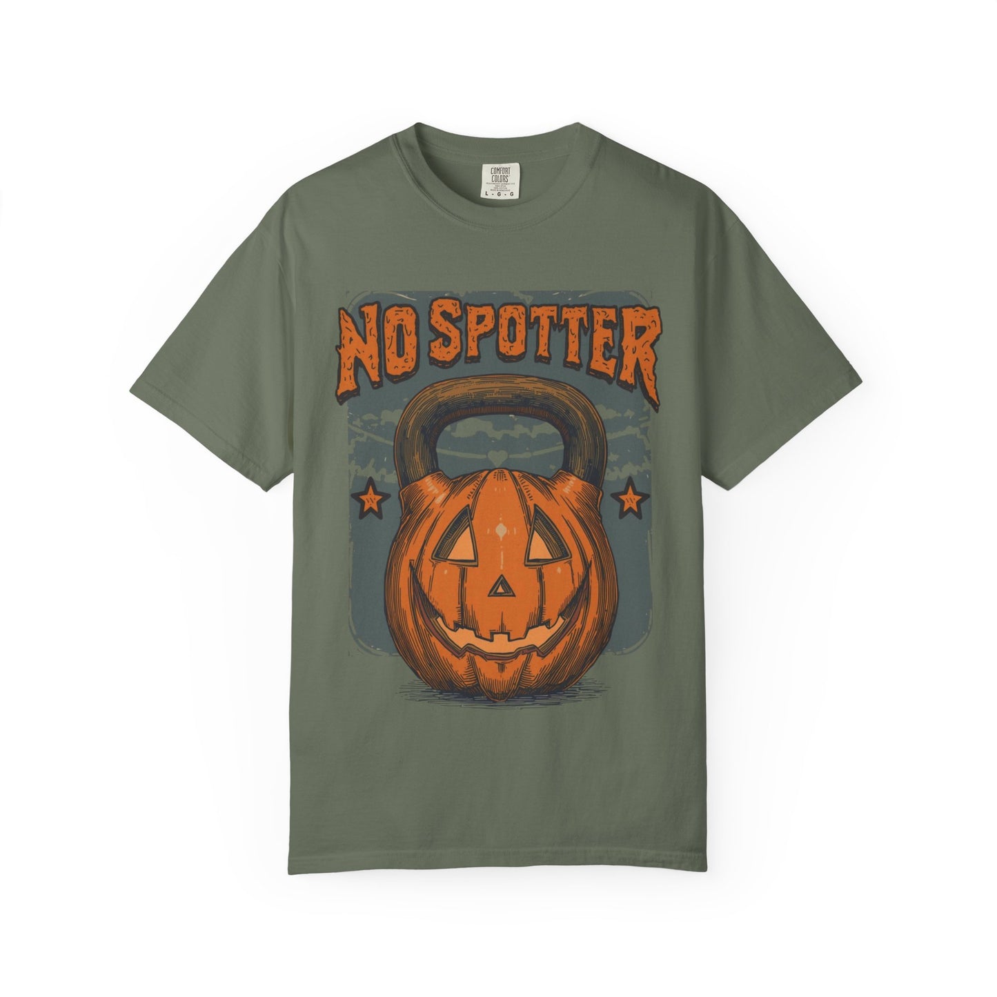 Kettlebell Jack-O-Lantern No Spotter Halloween