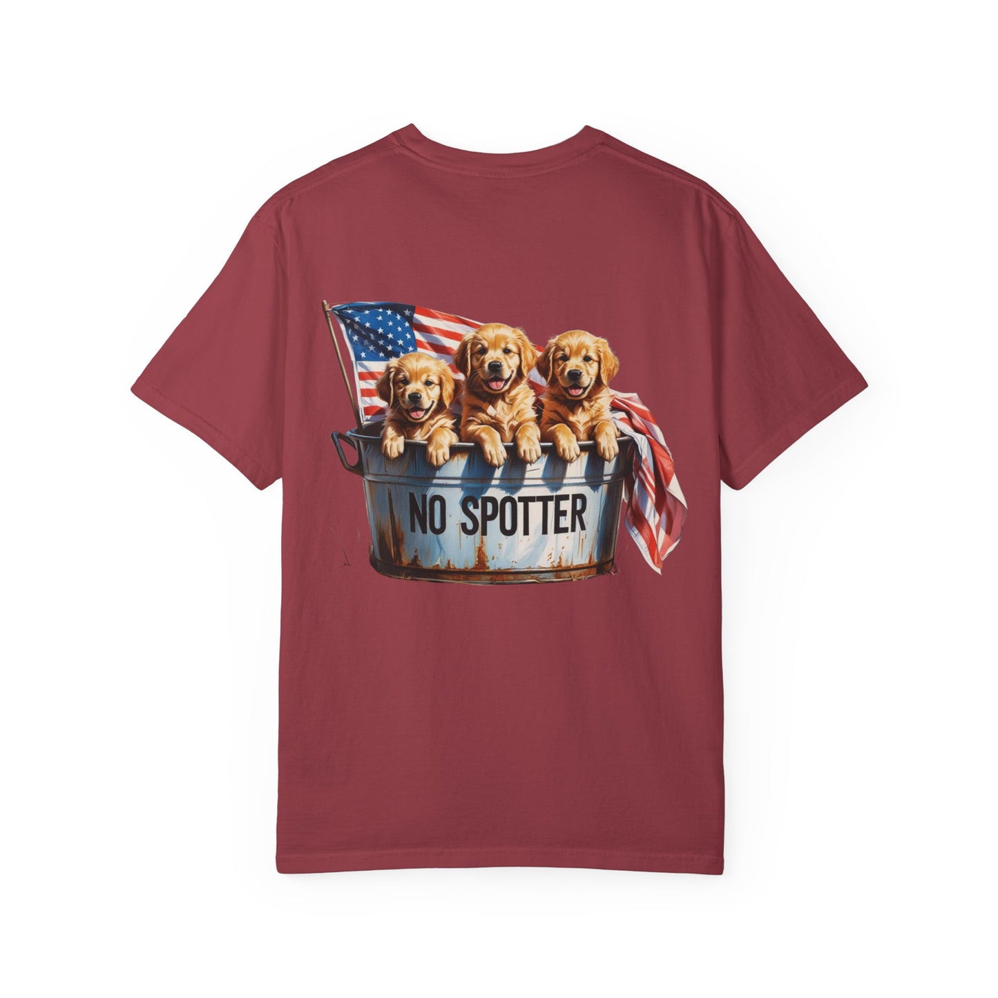 USA Puppies 4th of July No Spotter
