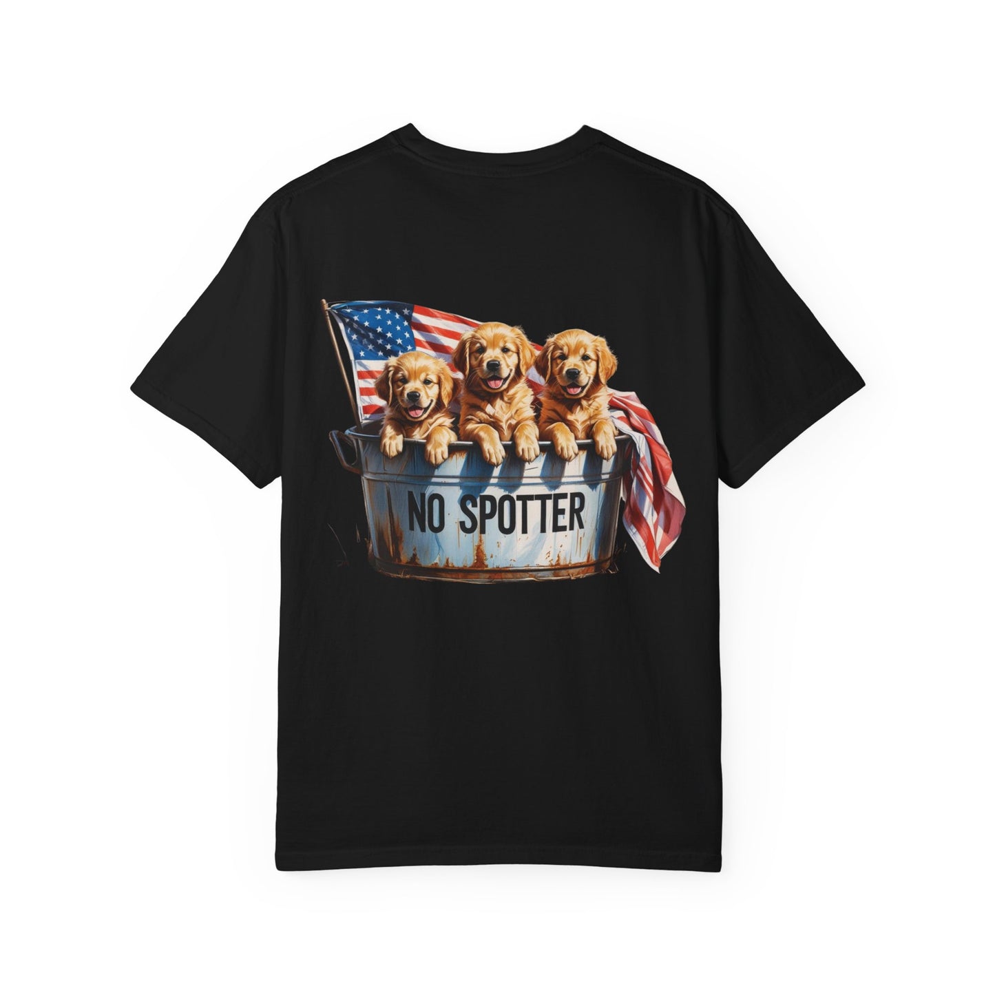 USA Puppies 4th of July No Spotter