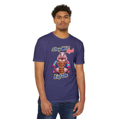 Stay Wild Hippo Variant 1 - Unisex T-Shirt
