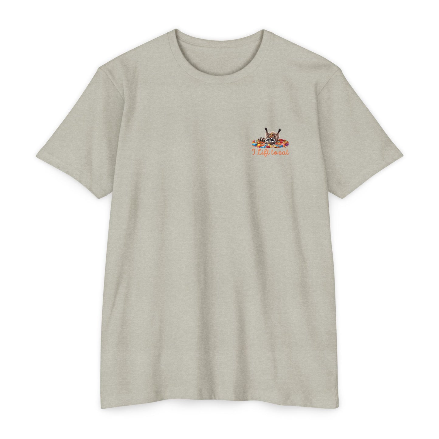 "I Lift To Eat" - CVC Jersey Tee