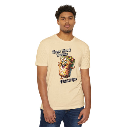 Burrito Lover 2 T-Shirt - "Never Met a Burrito I Didn't Like"