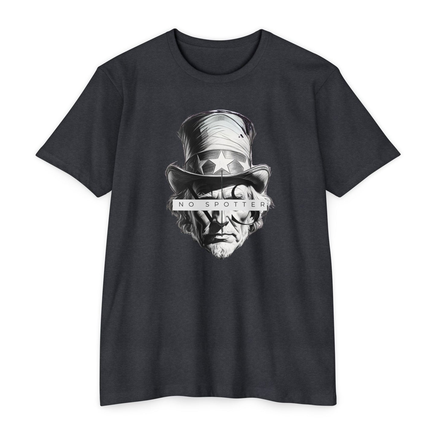 Uncle Sam Black and White T-shirt