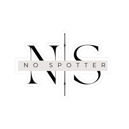 No Spotter - Cut Stickers - Decals for Fitness Enthusiasts