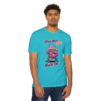 Stay Wild Hippo Variant 1 - Unisex T-Shirt