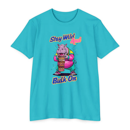 Stay Wild Hippo Variant 1 - Unisex T-Shirt