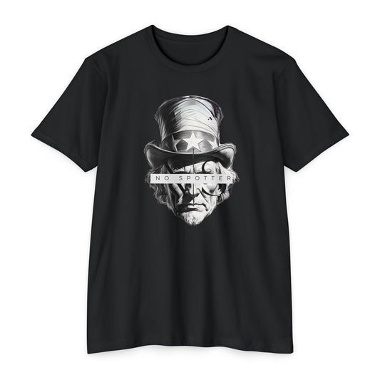 Uncle Sam Black and White T-shirt