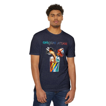 Cardiac Attack Rainbow Graphic Unisex T-Shirt