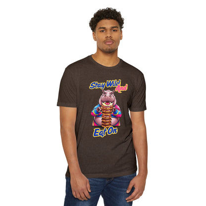 Stay Wild Hippo Variant 1 - Unisex T-Shirt