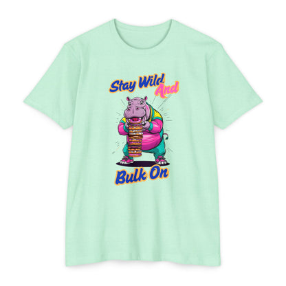 Stay Wild Hippo Variant 1 - Unisex T-Shirt