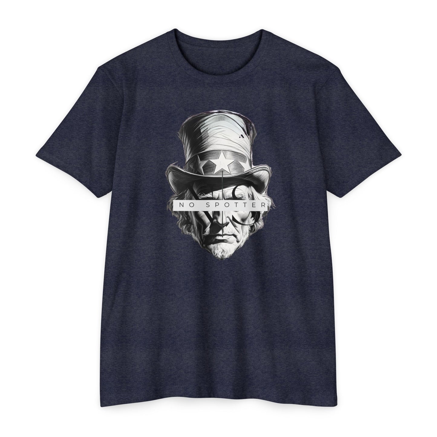 Uncle Sam Black and White T-shirt