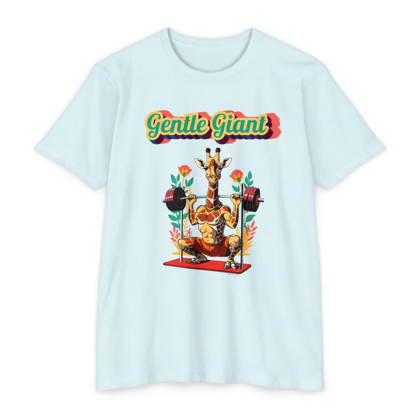 Gentle Giant Giraffe Graphic T-Shirt for Animal Lovers