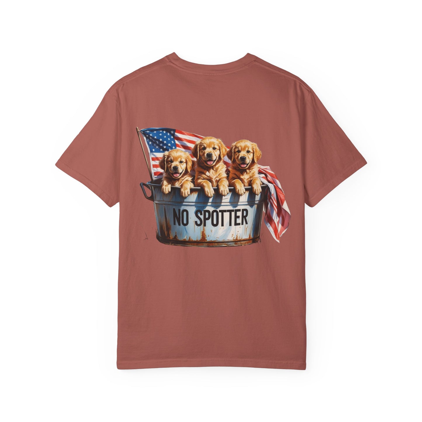 USA Puppies 4th of July No Spotter