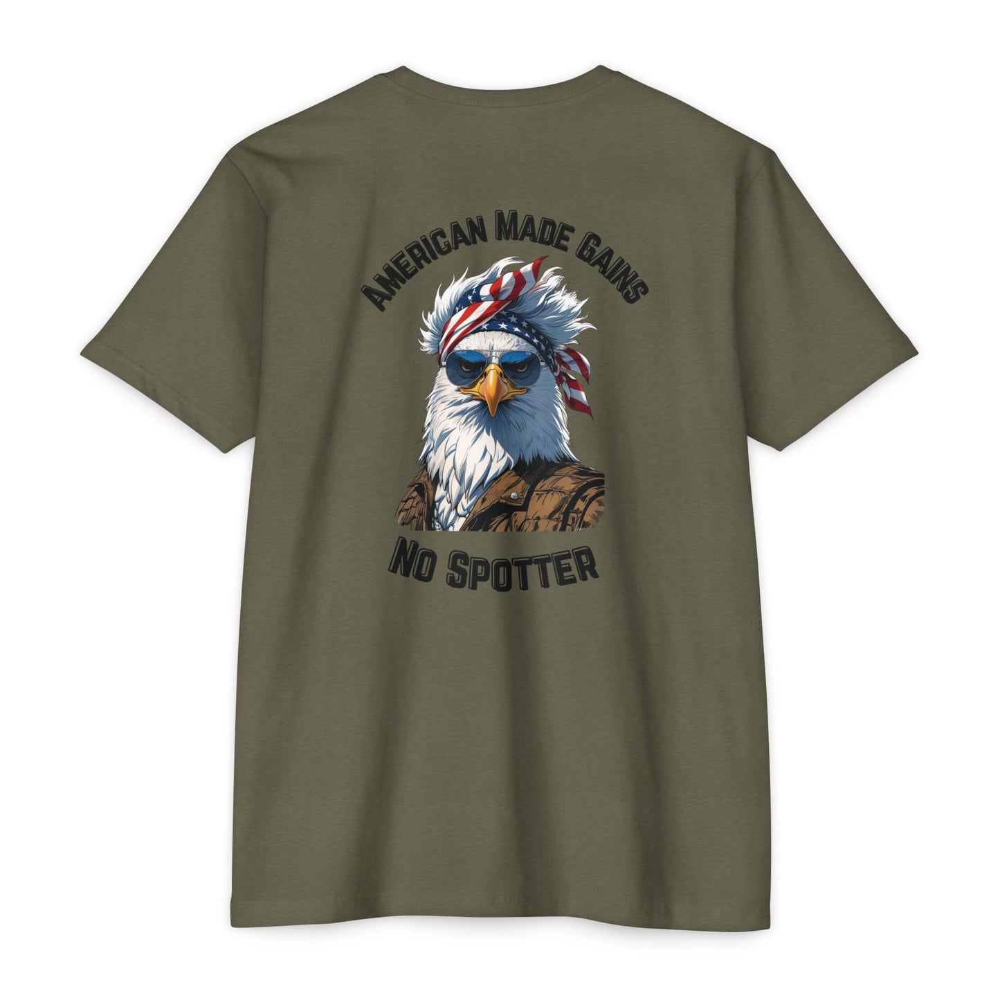 USA Eagle Graphic T-Shirt, Patriotic Tee, Casual Wear, Gift for Veterans, Memorial Day Apparel, 4th of July Outfit