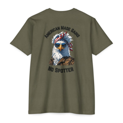 USA Eagle Graphic T-Shirt, Patriotic Tee, Casual Wear, Gift for Veterans, Memorial Day Apparel, 4th of July Outfit