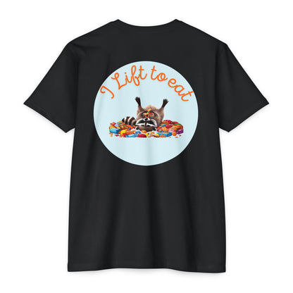 "I Lift To Eat" - CVC Jersey Tee