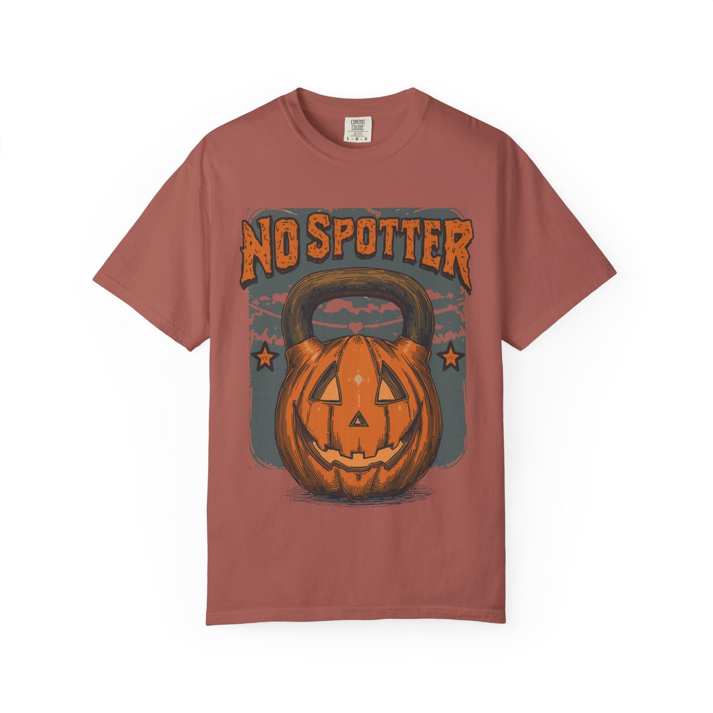 Kettlebell Jack-O-Lantern No Spotter Halloween