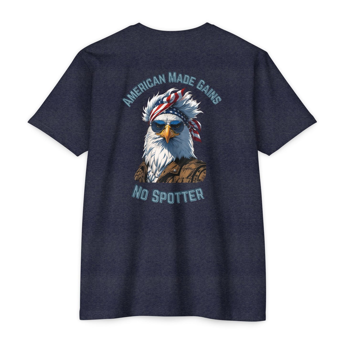 USA Eagle Graphic T-Shirt, Patriotic Tee, Casual Wear, Gift for Veterans, Memorial Day Apparel, 4th of July Outfit