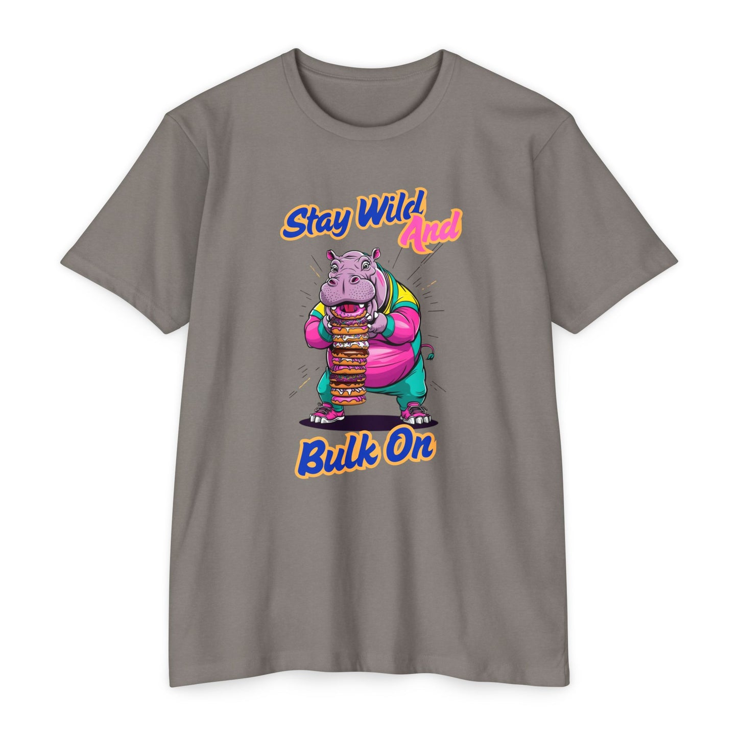 Stay Wild Hippo Variant 1 - Unisex T-Shirt