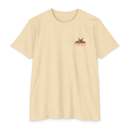"I Lift To Eat" - CVC Jersey Tee