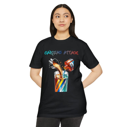 Cardiac Attack Rainbow Graphic Unisex T-Shirt