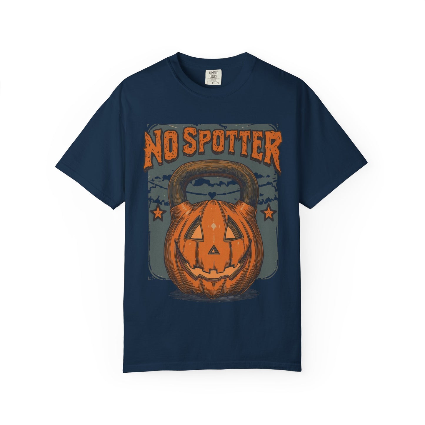 Kettlebell Jack-O-Lantern No Spotter Halloween
