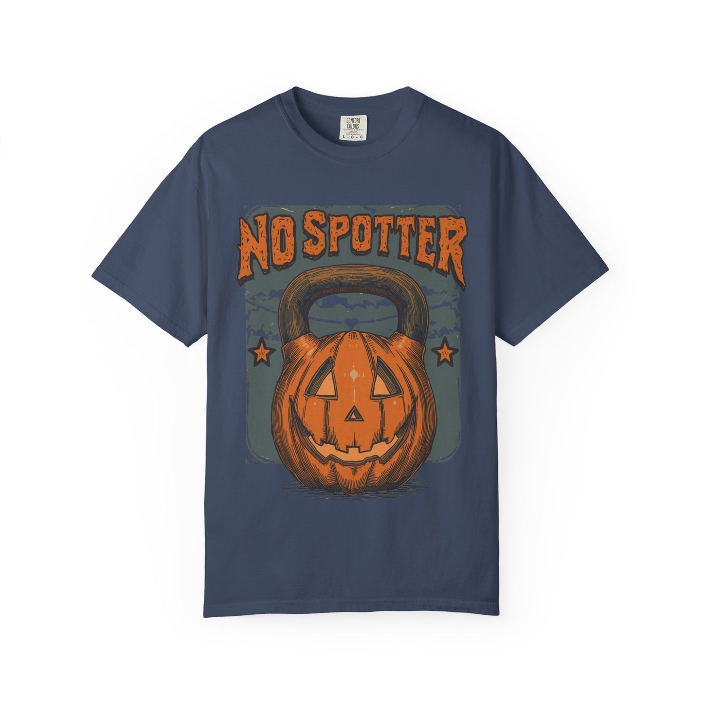 Kettlebell Jack-O-Lantern No Spotter Halloween