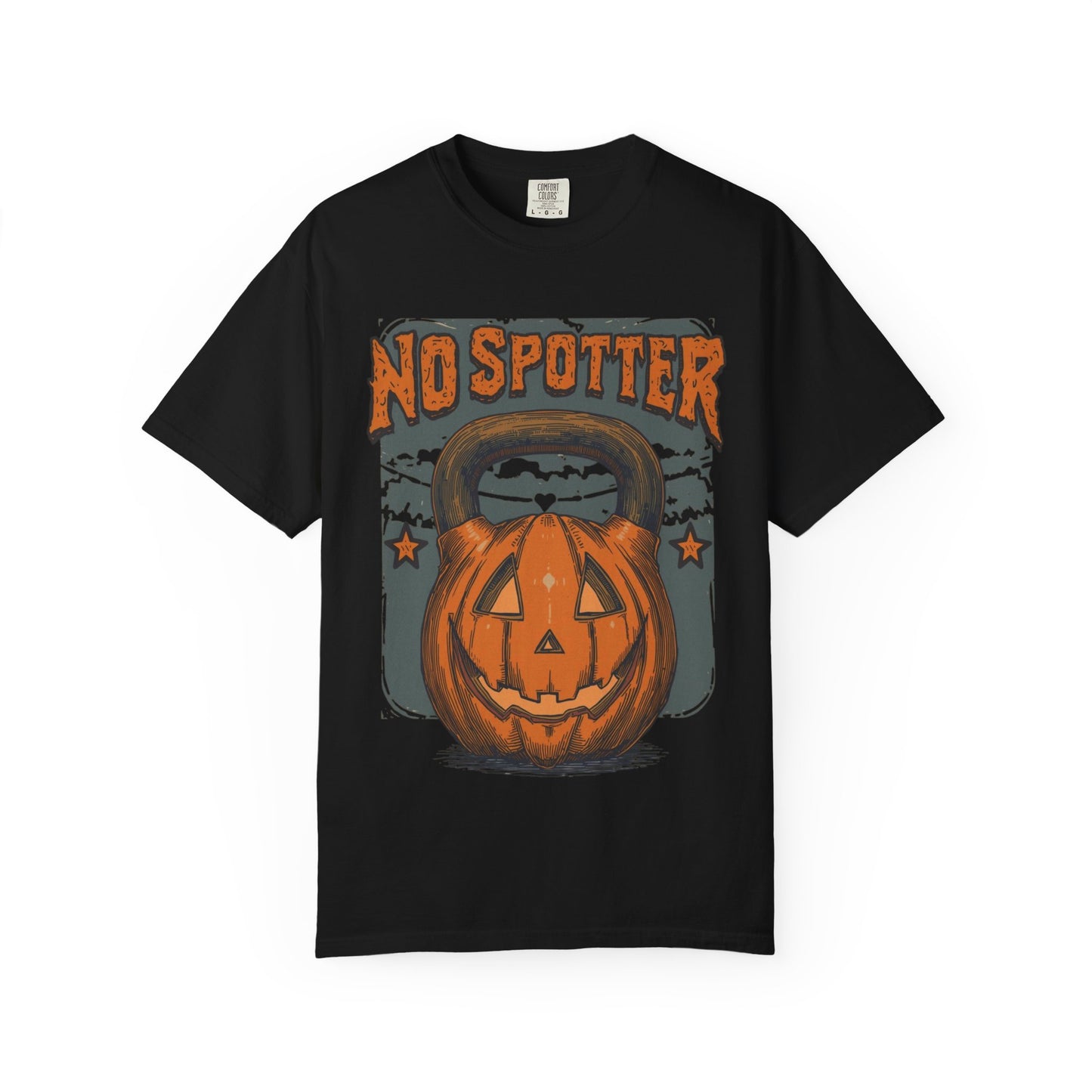 Kettlebell Jack-O-Lantern No Spotter Halloween