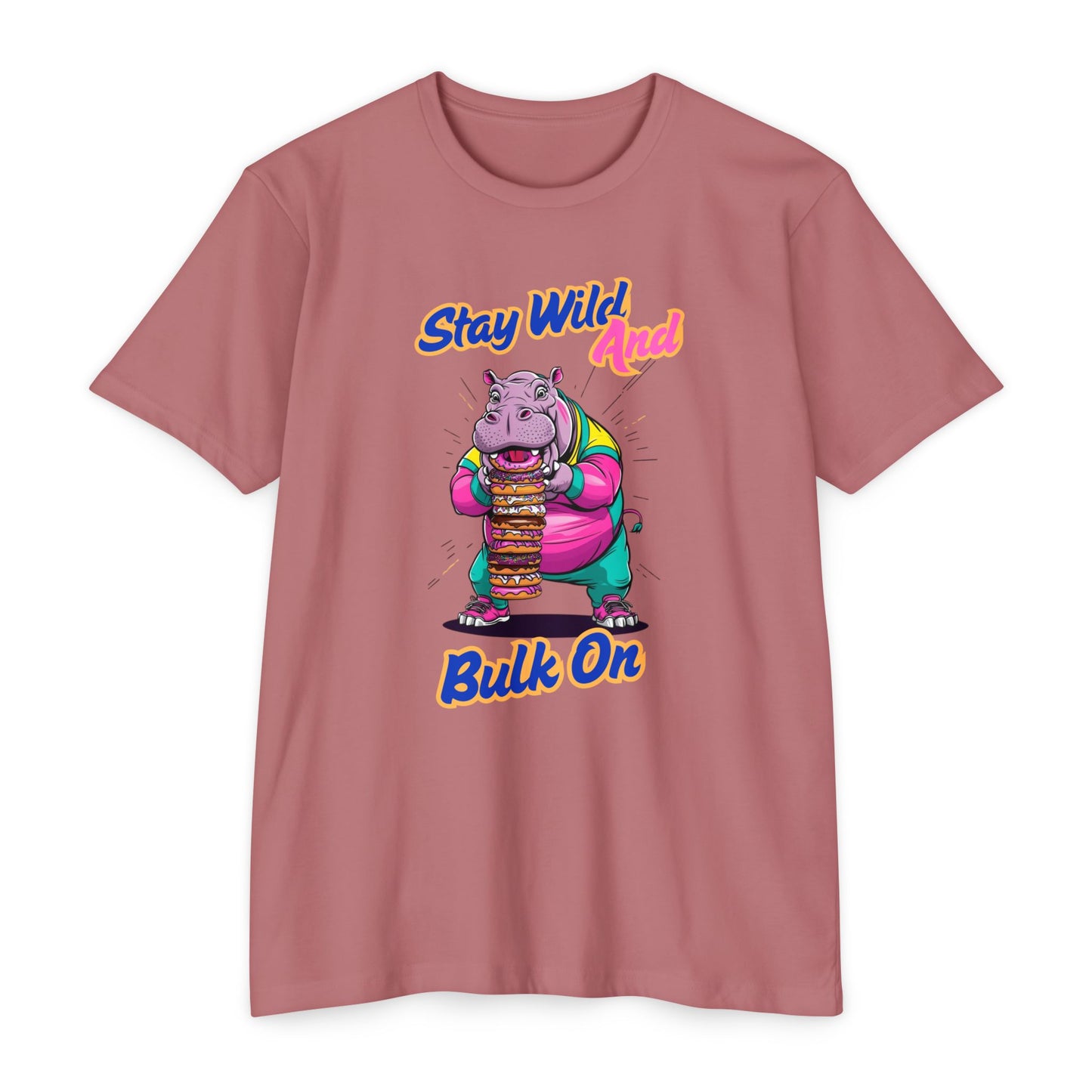 Stay Wild Hippo Variant 1 - Unisex T-Shirt
