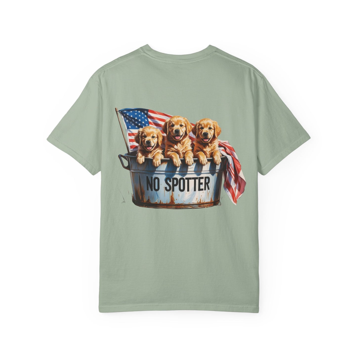 USA Puppies 4th of July No Spotter
